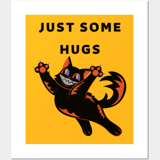 free hugs from cat Posters and Art